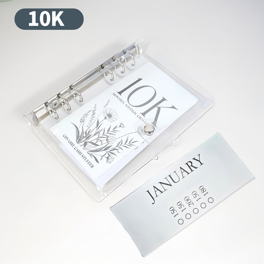 12-Month Envelopes Money Saving Challenge Binder