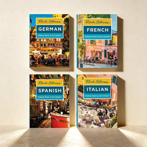 Four-Language Phrase Book & Dictionary Travel Guides