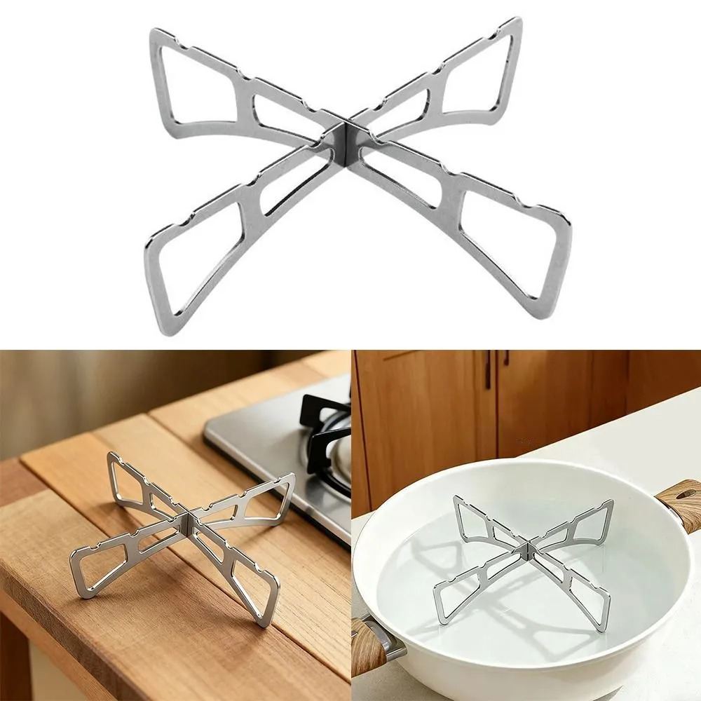 3 PCS Stainless Steel Cross Steaming Rack