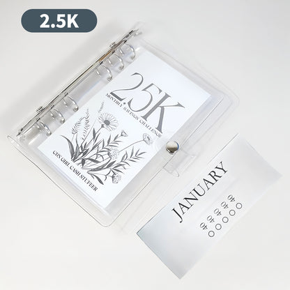 12-Month Envelopes Money Saving Challenge Binder