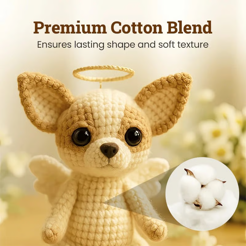 Yorkshire Terrier Memorial Emotional Support Crochet