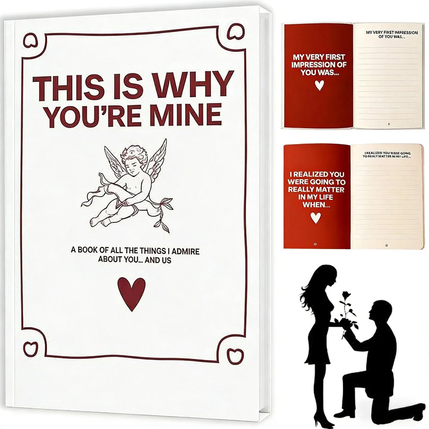 A Couples Love Story Journal