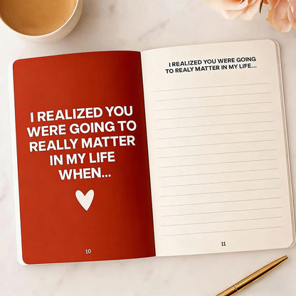A Couples Love Story Journal