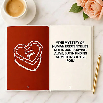 A Couples Love Story Journal