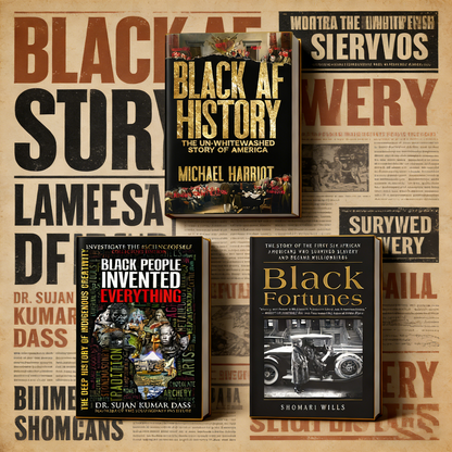 🔥📕Black History Unfiltered: Three Essential Books on Black History & Achievement