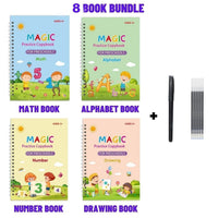🔥8 book set + 2 pen + 10 refills + 2 pen grip
