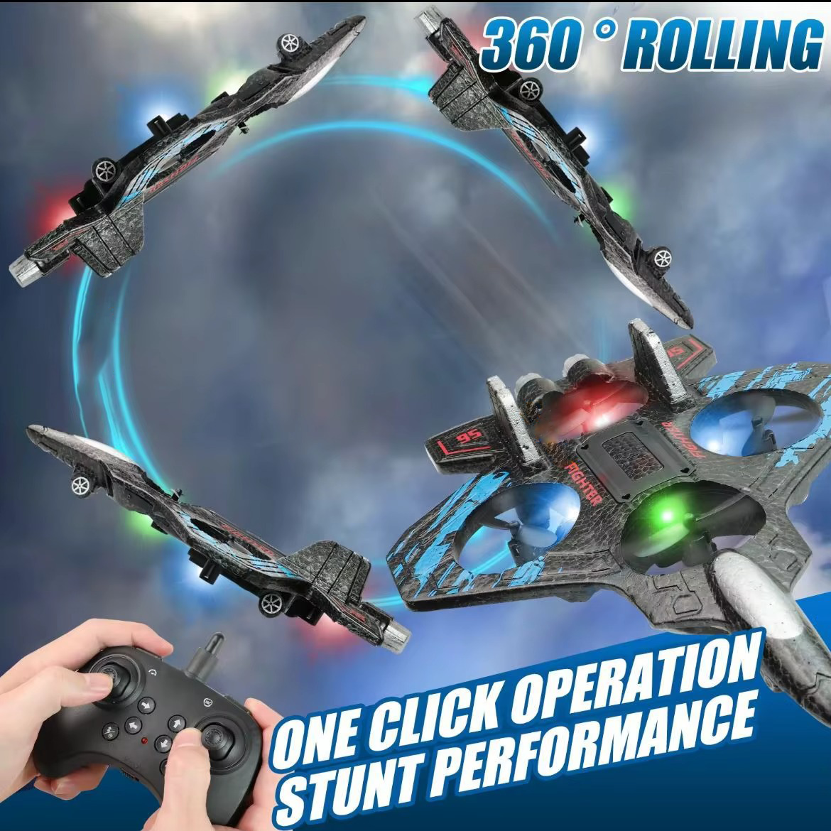 Wireless Remote-controlled  Glider Toy Foam Airplane