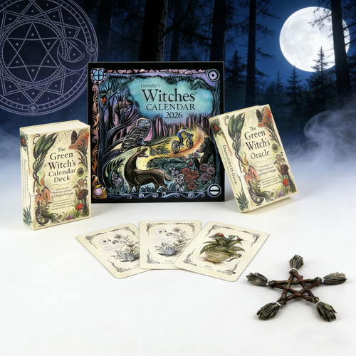 Witch’s Fortune-Bringing Trio: 2026 Calendar, Oracle & Pentagram