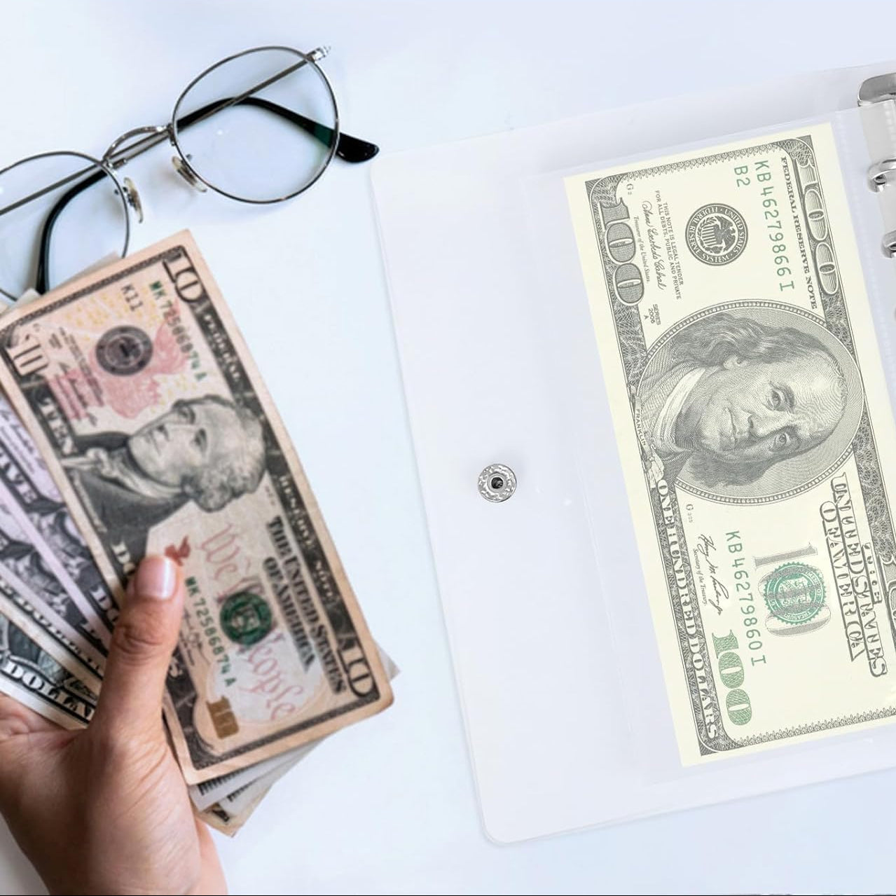 12-Month Envelopes Money Saving Challenge Binder