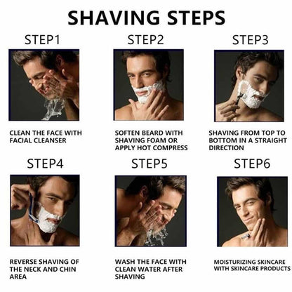 ✨2026 Sale 50% OFF✨ Ultra Sharp Stainless Steel Blades for Smooth Shaving