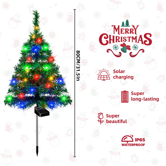 4-Solar Christmas Trees