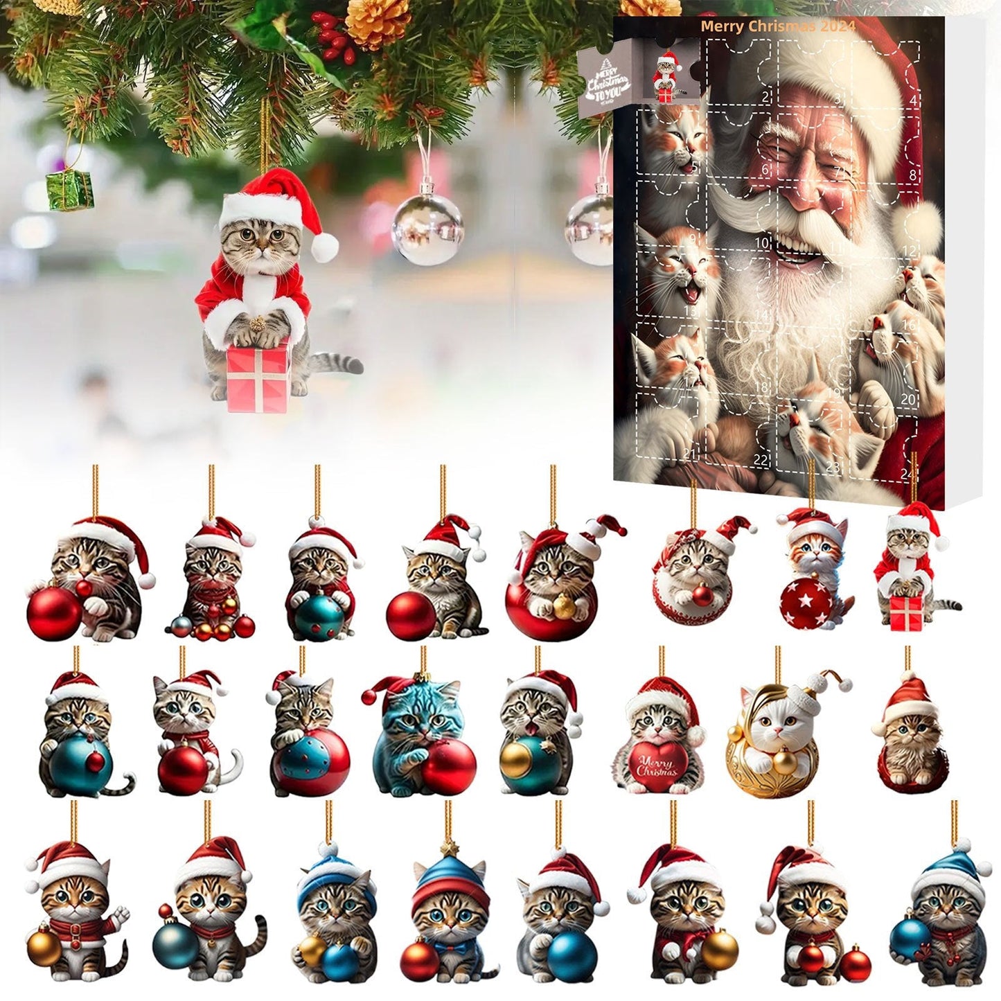 2024 Christmas Cat Advent Calendar