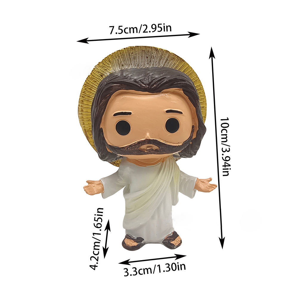 Living Gospel Collection Jesus Figurine 5 Styles of Jesus Ornaments Christian Gift Christmas Gift