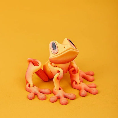 3D Printed Magnetic Frog Refrigerator Sticker