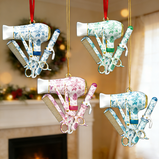 Hairstylist Christmas Ornament