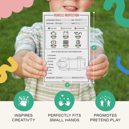 2-Pack Kids Pretend Play Notepads