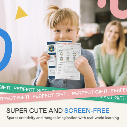2-Pack Kids Pretend Play Notepads