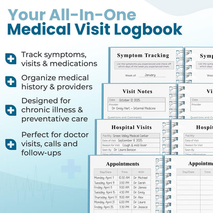 Medical Visit Logbook: YourEssential Medical