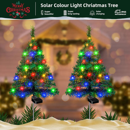 4-Solar Christmas Trees