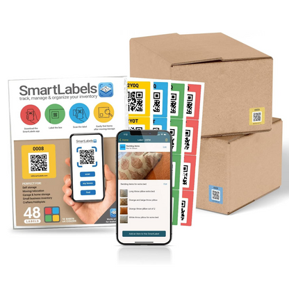 48 PCS QR Code Smart Labels