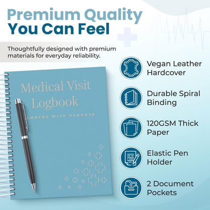 Medical Visit Logbook: YourEssential Medical