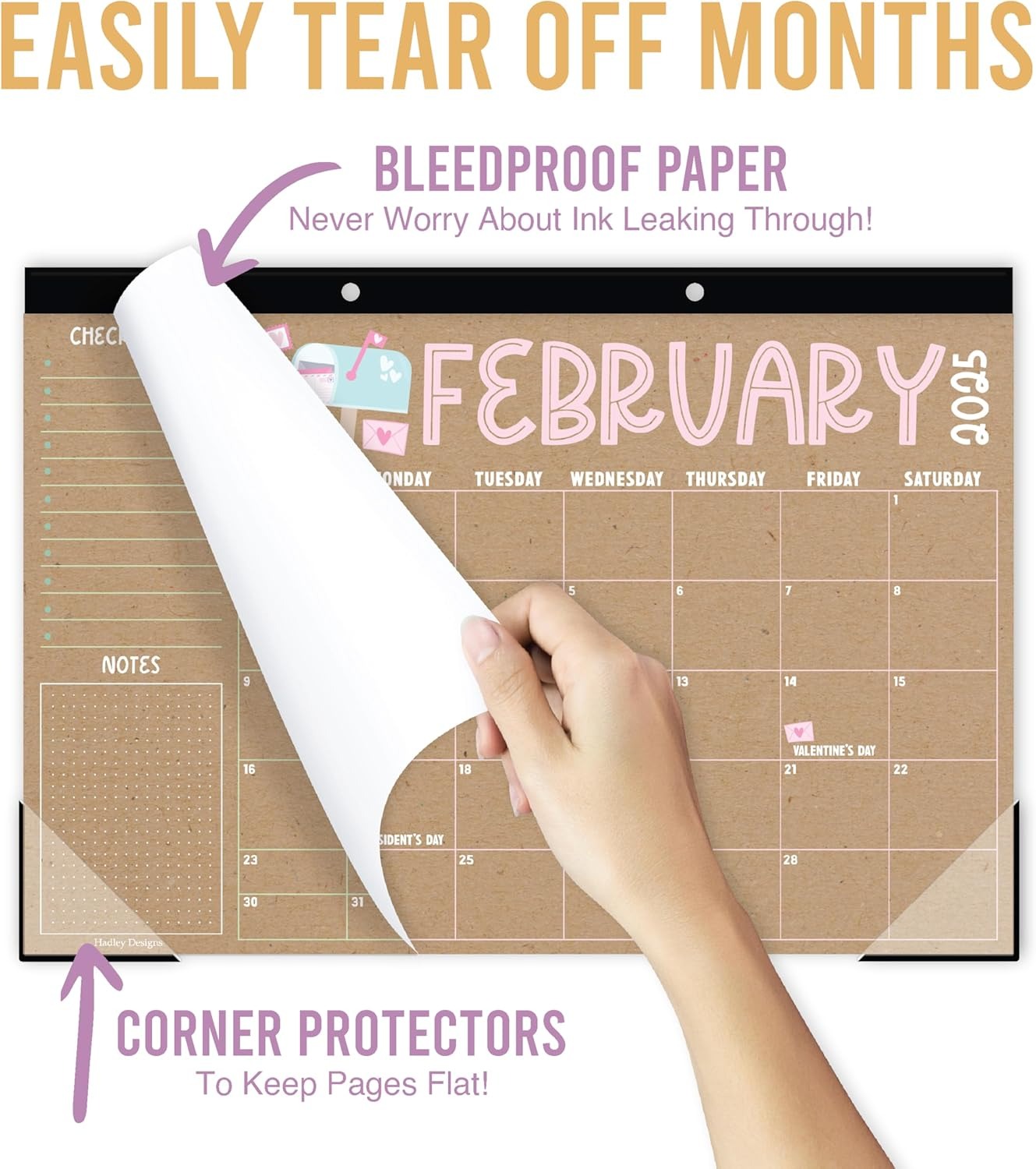 2026–18-Month Desktop Calendar