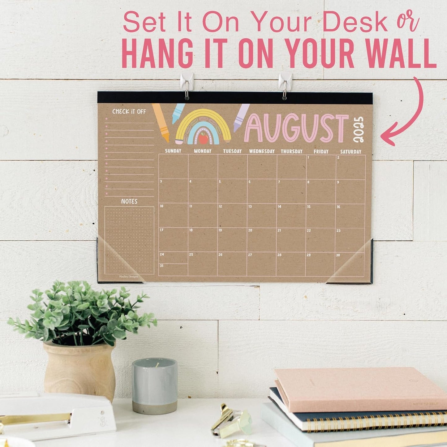 2026–18-Month Desktop Calendar