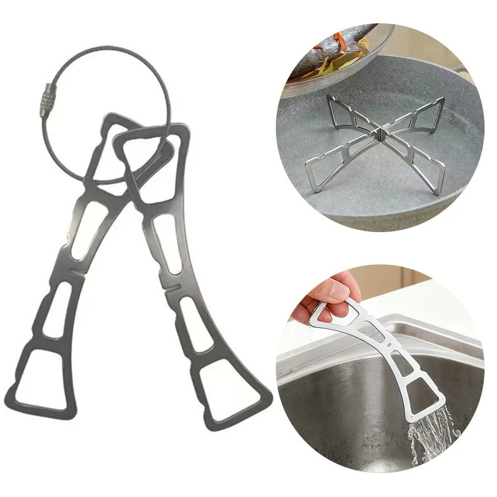 3 PCS Stainless Steel Cross Steaming Rack