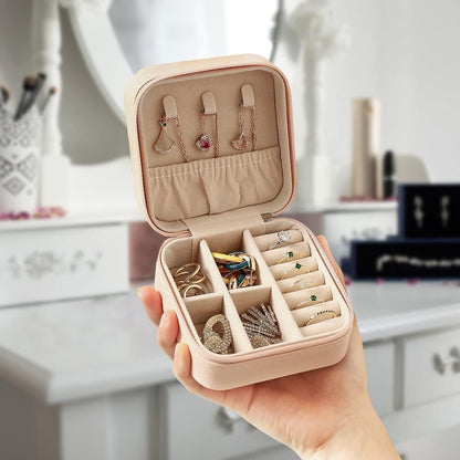Mini Portable Jewelry Travel Boxes