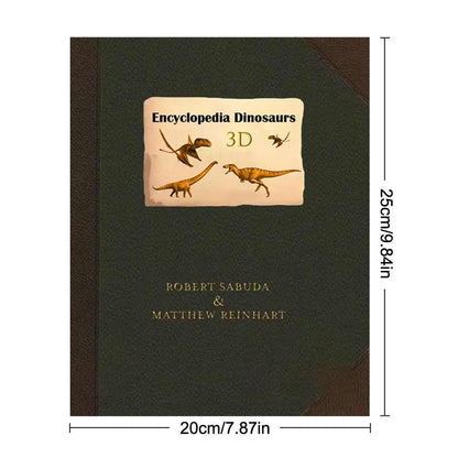 3D Encyclopedia Prehistorica Dinosaurs Folding Pop-Up Dinosaur Picture Book