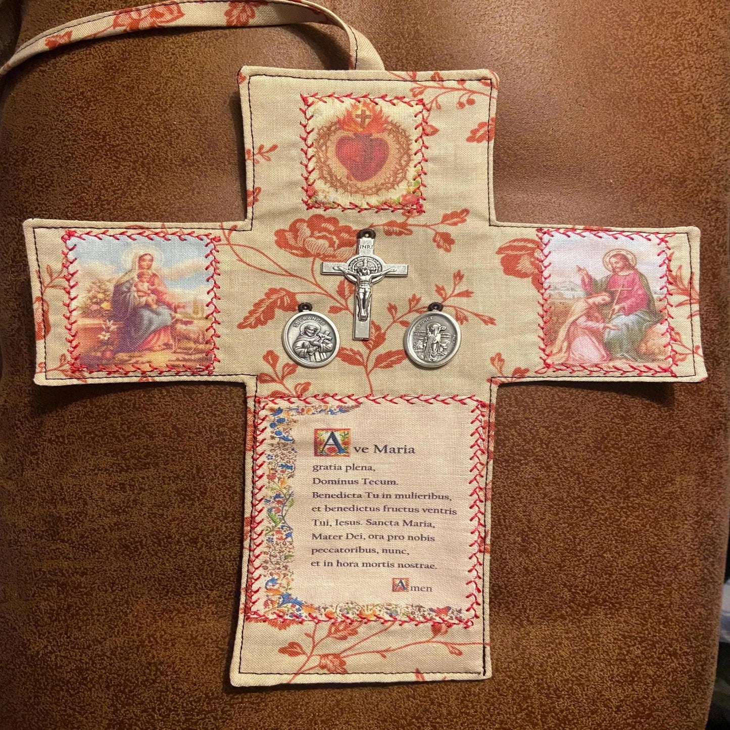 ✝️Handmade Portable Catholic Altar for Daily Prayer & Devotion