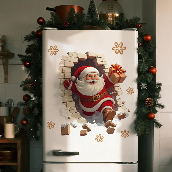 🔥Limited-time Deals🔥 Santa Claus Wall Decal -Removable Christmas Sticker