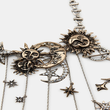MOON AND STARS NECKLACE