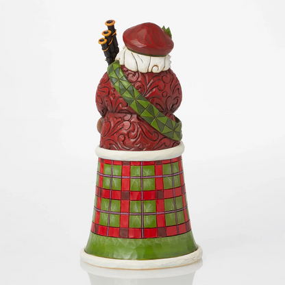 Scottish Santa Stone Resin Hanging Ornament