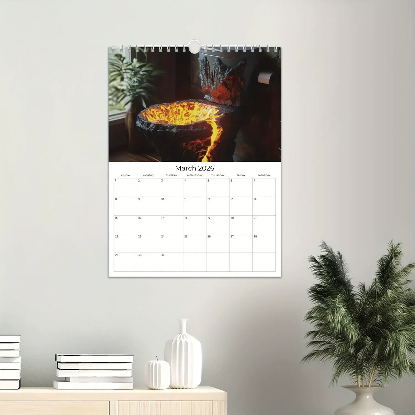 2026 Extraordinary Toilets of the World Calendar