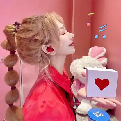 Heart-shaped Bluetooth Headset