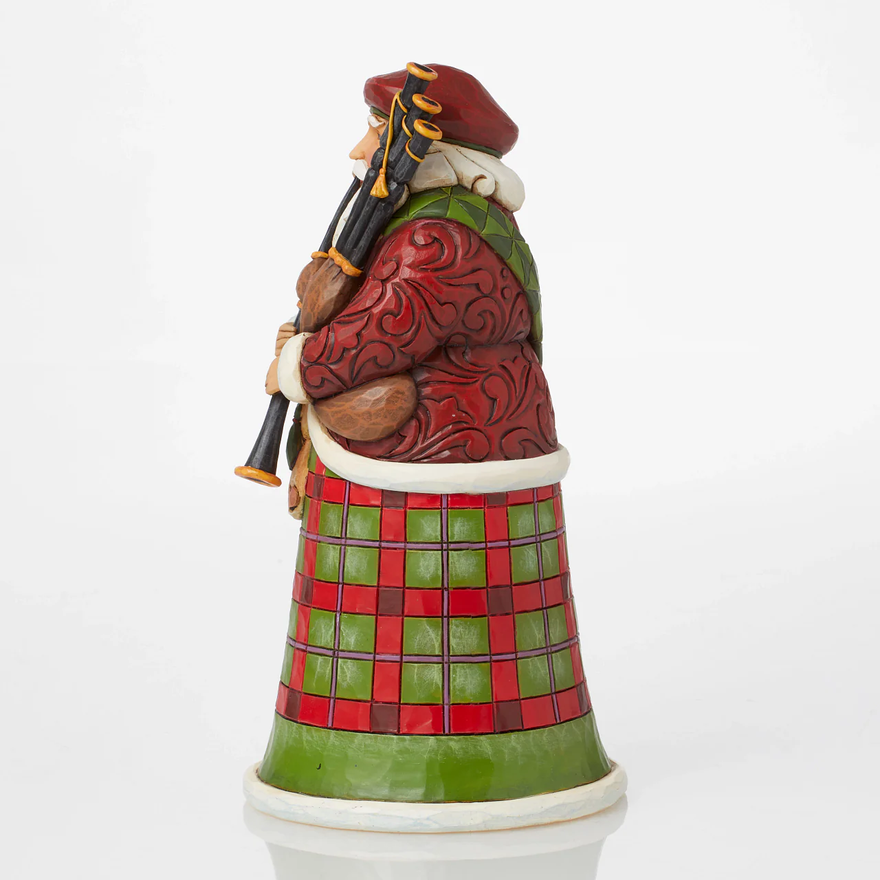 Scottish Santa Stone Resin Hanging Ornament