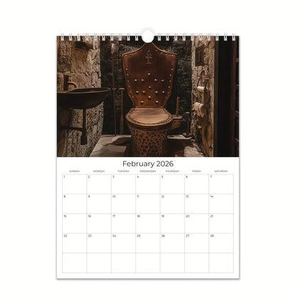 2026 Extraordinary Toilets of the World Calendar