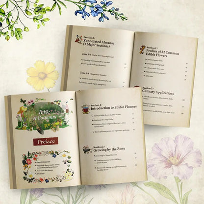 Edible Flower Almanac 2026 by USDA Zone