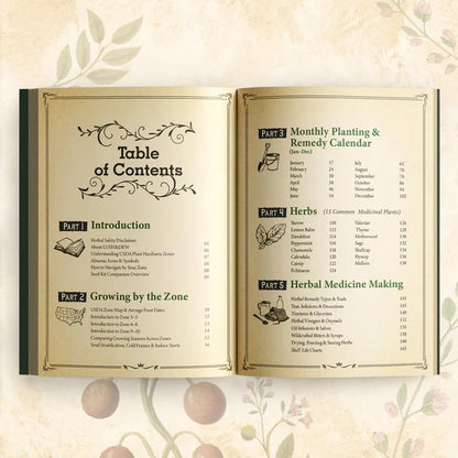 Ancestral Herbal Almanac 2026 by USDA Zone