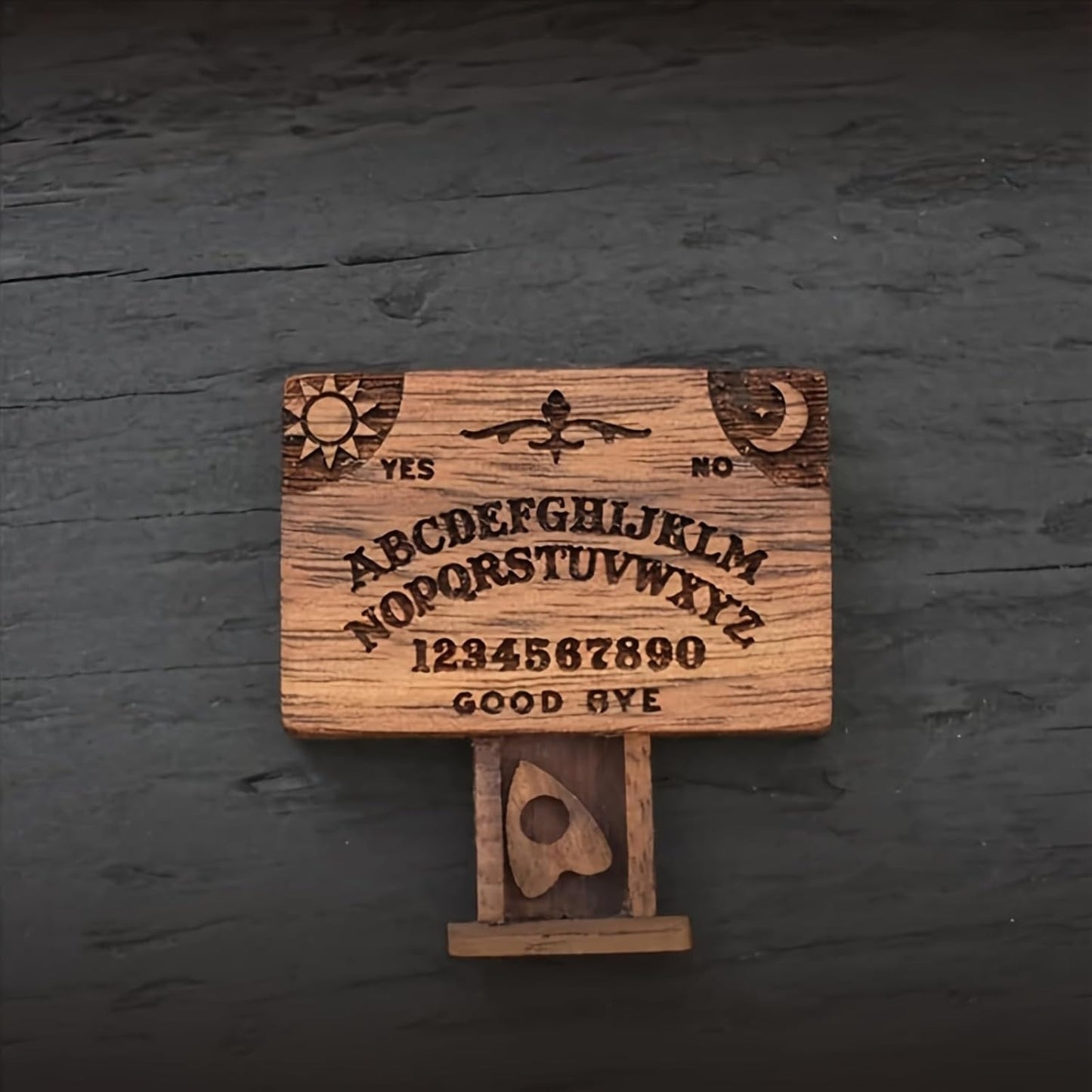 Wooden Ouija Boards Miniatures With Planchettes