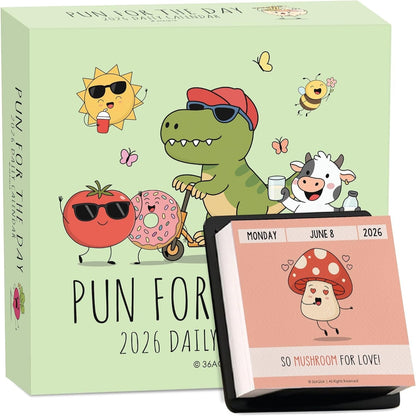 2026 Funny Pun Flip Calendar