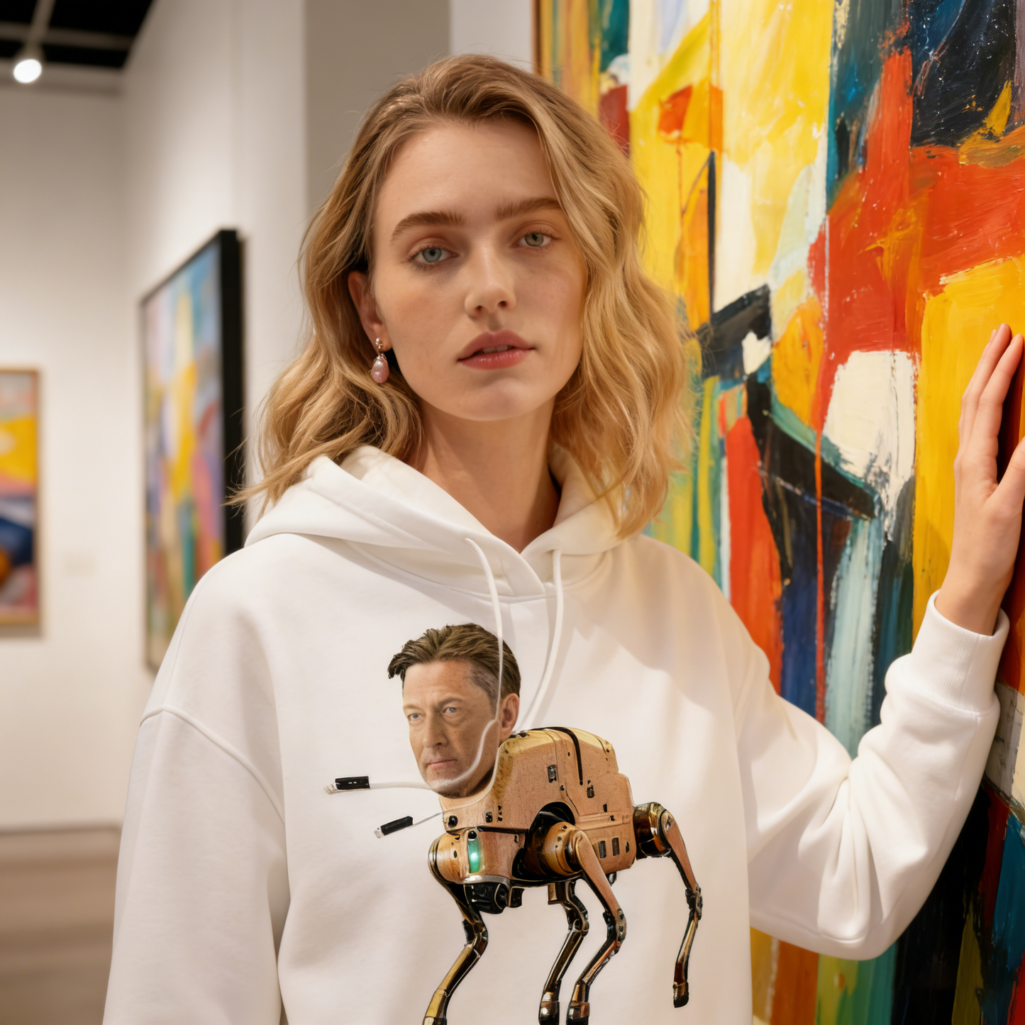 Basel Robot Dog Hoodie